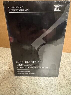 Sonic Electric Rechargeable Toothbrush - Black